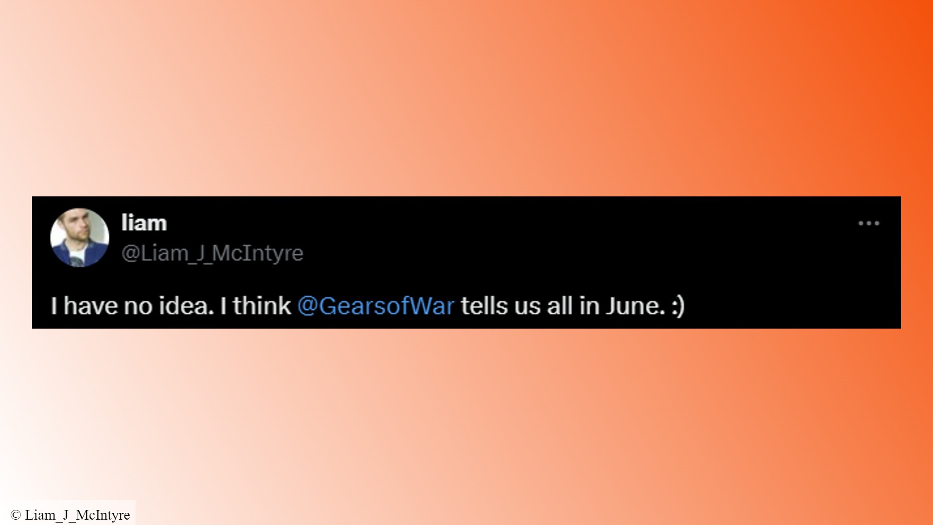 Gears of War 6 reveal: A tweet from Gears 5 actor Liam McIntyre
