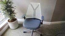 The Herman Miller Sayl chair in an office