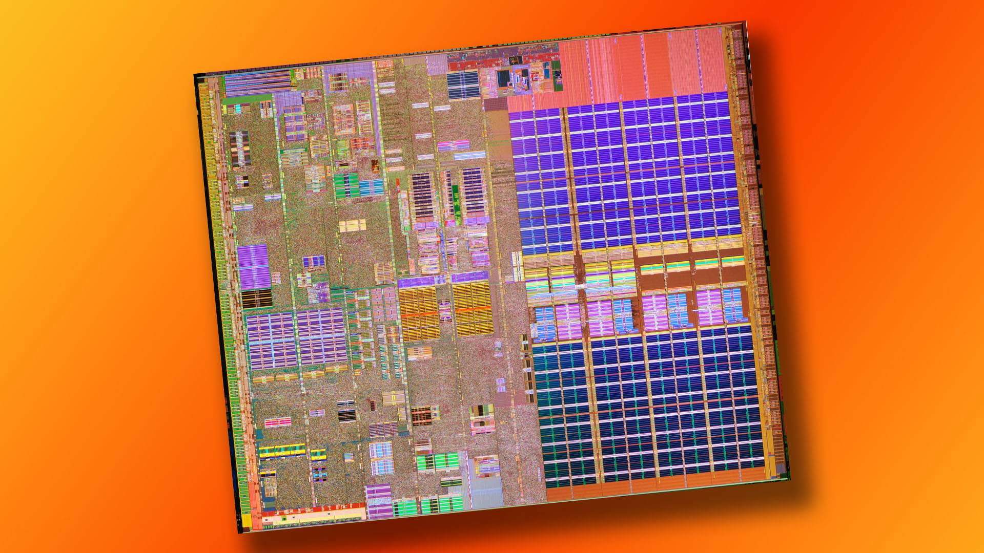 Intel Pentium 4: Prescott die shot with 31-stage pipeline