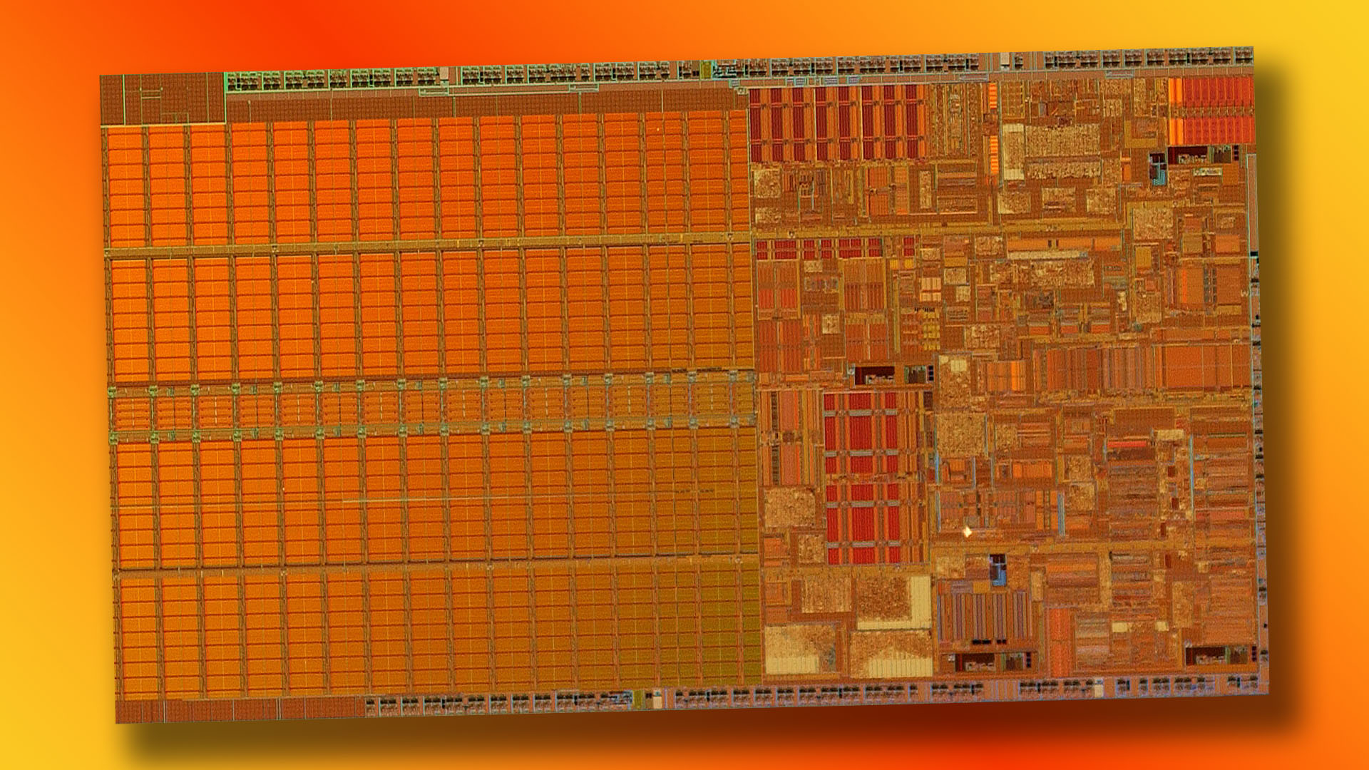Intel Pentium 4: Pentium M die shot