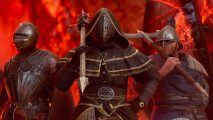 Mordhau's medieval multiplayer melee goes demonic in new game mode: New skins for the game Mordhau are shown off here, each with a specific fantasy twist.
