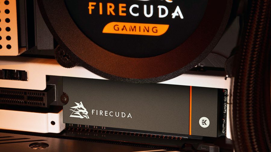 Seagate FireCuda SSD installed in motherboard