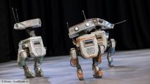 An image of three star wars bipedal droids