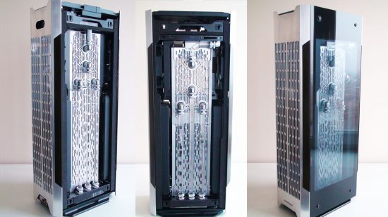 The symmetrical gaming PC build which has been hand made