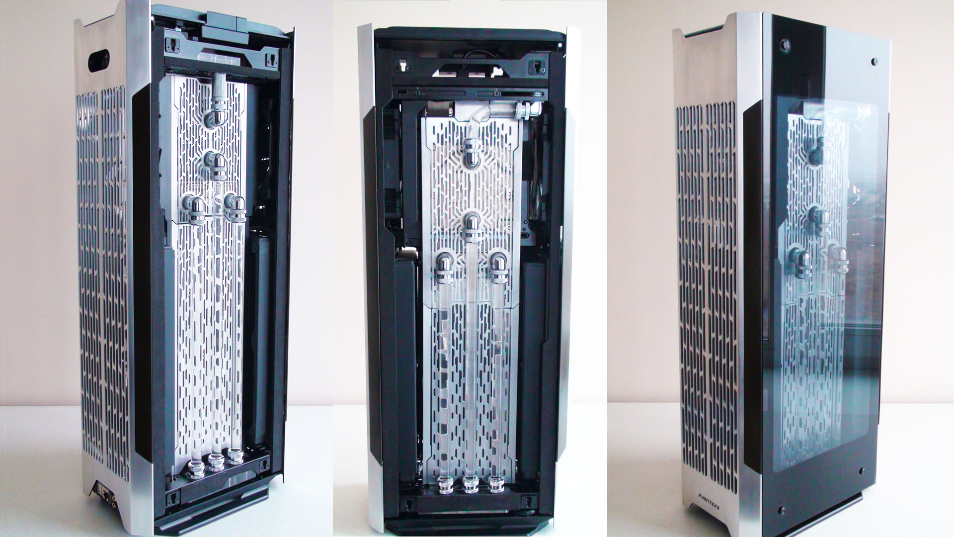 This symmetrical gaming PC was made with a handmade CNC machine