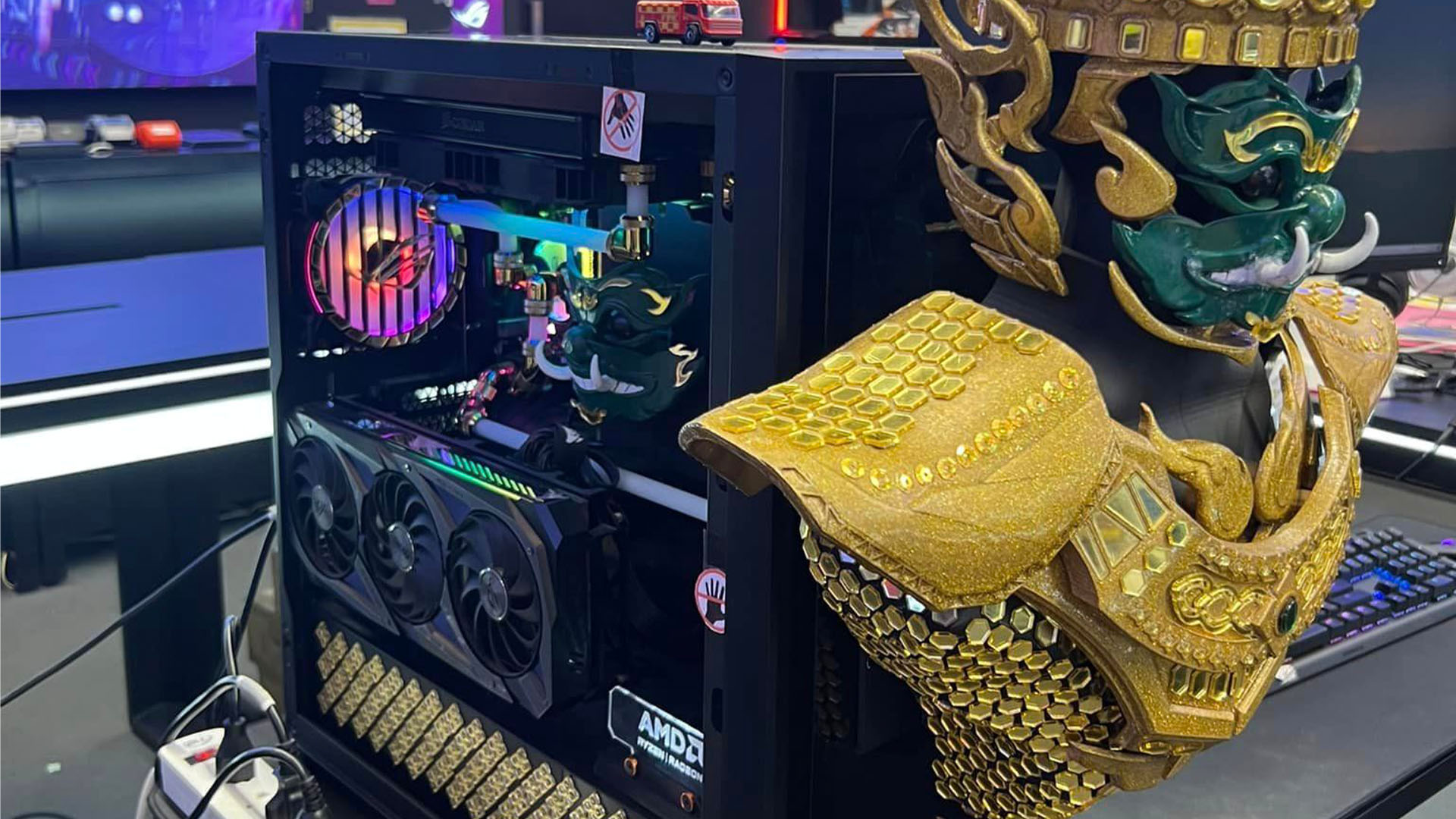 Das Innere des AMD Thotsakan Gaming-PCs