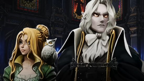 V Rising Legacy of Castlevania - Alucard and Maria in the cosmetic add-on for the vampire survival game.