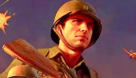 Long awaited World War II RTS revival finally announces launch date: A soldier in a helmet, from Men of War 2.