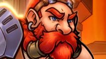Co-op roguelike deckbuilder Across the Obelisk launches big update and two new DLC packs - New hero Nenukil, a dwarven engineer with a large, orange beard.