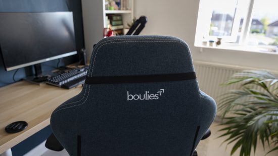 The headrest on the The head pillow on the Boulies Master chair