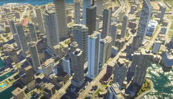 Cities Skylines 2 economy patch: A metropolitan sprawl from city building game Cities Skylines 2
