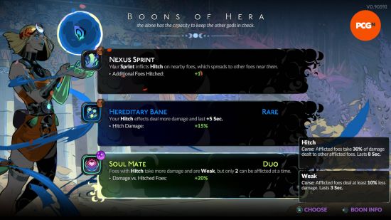 A list of Hera's Hades 2 boons.