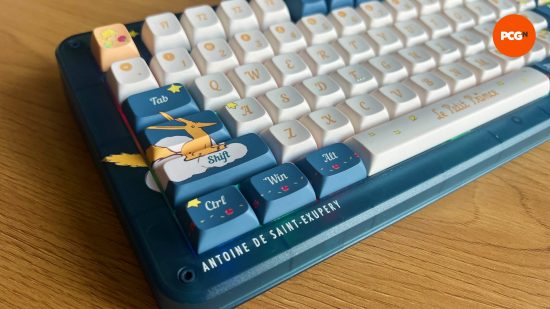 A close up shot of the Little Prince ZX75 Sky Encounter keyboard 