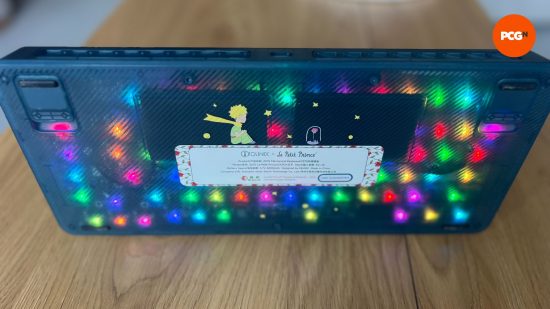 Rear lighting on the Little Prince ZX75 Sky Encounter kgaming keyboard 