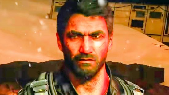 Just Cause 4 is on a steep Steam discount: A man with brown hair and a beard, Rico from Just Cause 4.