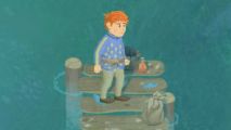 Skyrim meets Rimworld in new fantasy life sim you can try right now: A red haired man in medieval clothes, from Mirthwood.