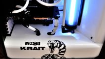 The MSI Krait white and black gaming PC build