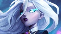 Vampire Survivors gets new rival as gothic survival RPG Necromantic hits Steam - A young woman with long, white hair and glowing blue eyes.