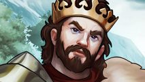 Norland release date delayed as medieval strategy game hits wishlist milestone - A bearded king in full regalia.