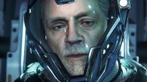 Star Citizen officially has more money than you and everyone you know: A pre-alpha character wearing a space helmet looks at the viewer.