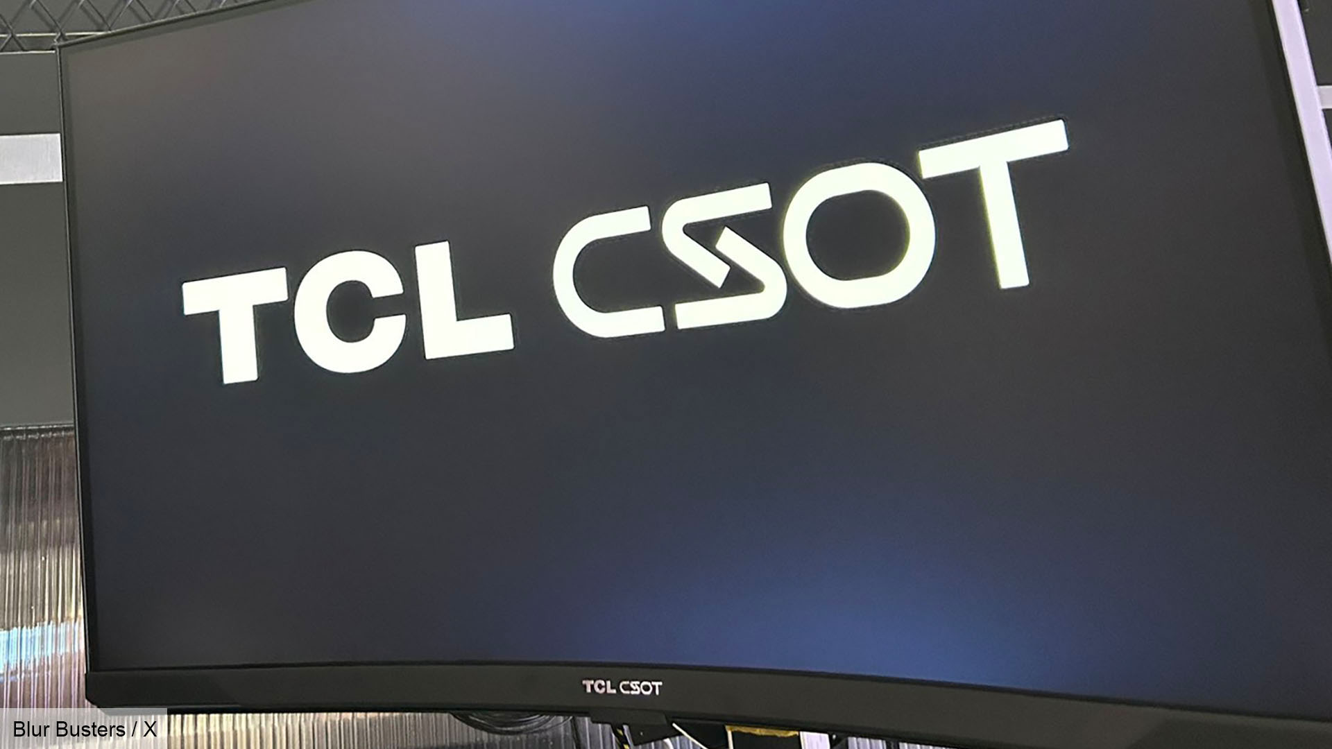 Monitor de juegos TCL CSOT de 1000 Hz en SID Display Week 2024 - foto de Blur Busters