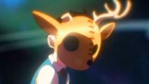 Venture to the Vile Steam out now: a cartoon drawing of a small boy in a creepy deer mask