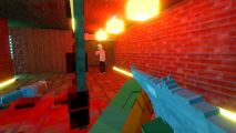 Wreck Steam FPS game: A gunfight in Hotline Miami-style Steam FPS game Wreck