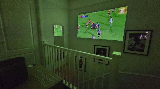 An example projection from the Xgimi Halo+ projector
