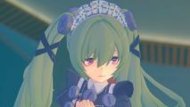 Zenless Zone Zero launch date: a young girl in a maid dress with long green hair