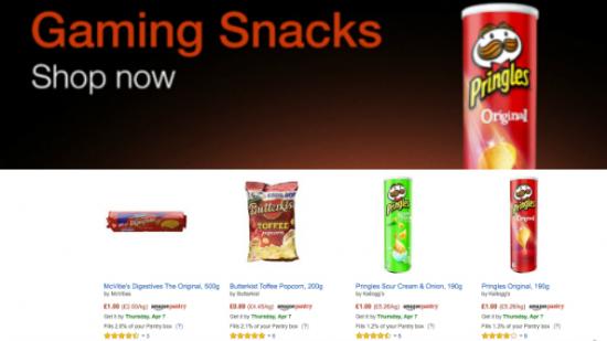 Amazon gaming snacks