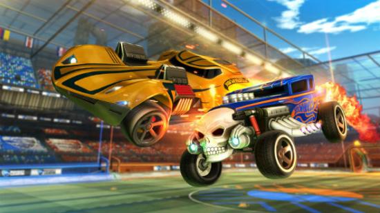 Rocket League teams up with Hot Wheels to introduce the cars of your childhood into the smash-hit auto-soccer game.