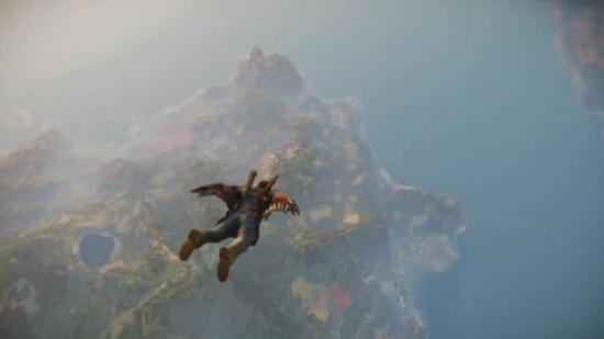 Here's the Just Cause wingsuit