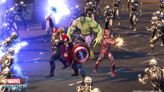 Marvel Heroes Age of Ultron team