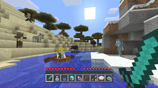 Minecraft is one Microsoft's first games to cross multiple platforms