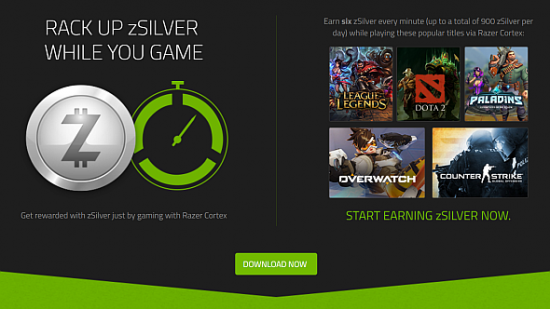 Razer will pay you (in their currency) to play games (if you run