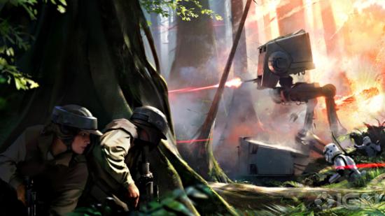 Star Wars Battlefront concept art and map details