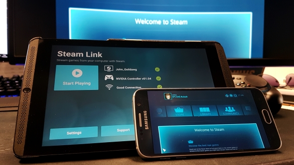 App Steam Link, que transmite jogos de PC para celular, já está disponível  no Android