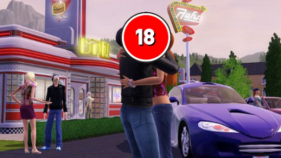 The Sims 4 Russian 18+ rating