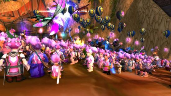 World of Warcraft WoW Running of the Gnomes 2017 Breast Cancer Awareness Blizzard