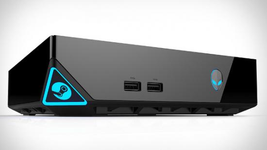 This Steam Machine is recognisable via its conspicuous LEDs - inherited from other PCs in the Alienware range.