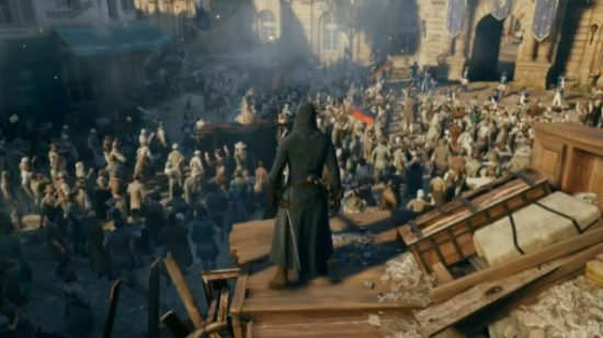 assassin's creed unity patch bugs framerate crowd size ubisoft