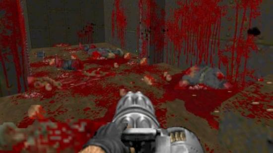 In Brutal Doom v20, the janitor is turned off by default. So it looks like this.