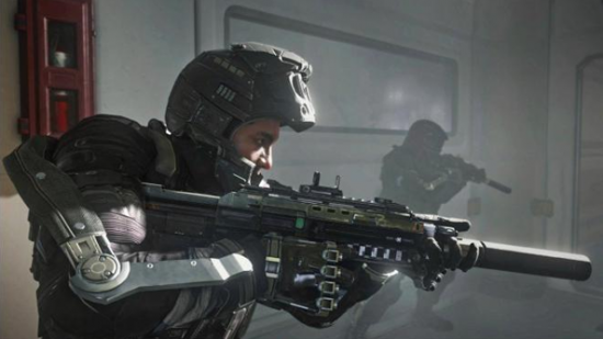 In Advanced Warfare, Troy Baker plays Private Mitchell. Who really ought to be named Parts, lolol.