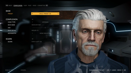 Watch the new Elite: Dangerous Holo-Me character creator do an old ...