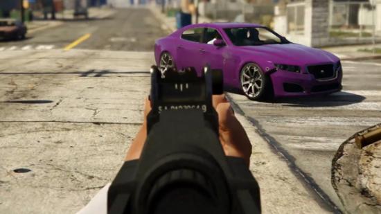 Grand Theft Auto V first-person mode
