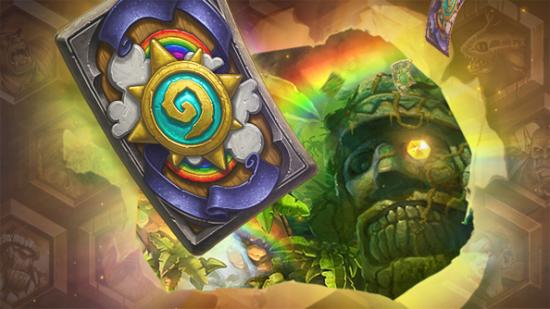 The new Rainbow! card back in Hearthstone is as loud as its name.
