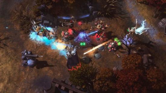 The Heroes of the Storm alpha: bustling.