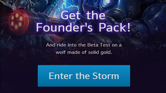 Heroes of the Storm has been invite-only to date.