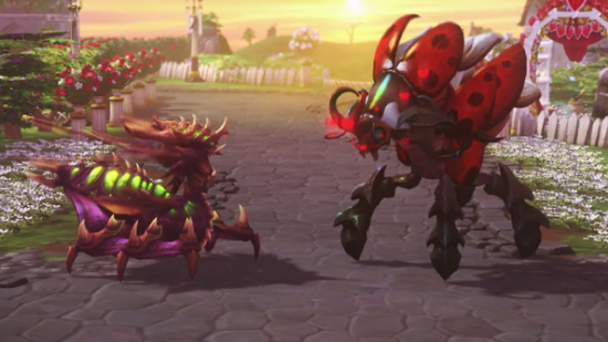 heroes of the storm skins skin valentines day love bug Blizzard