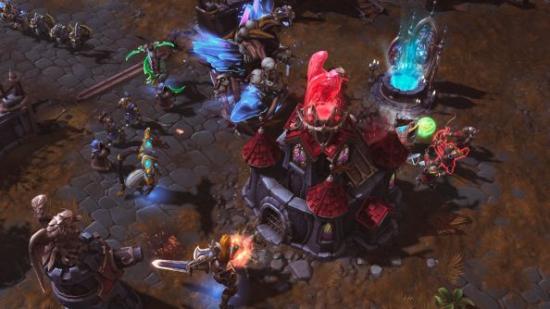 Heroes of the Storm is a team-based affair in the mode of League of Legends.